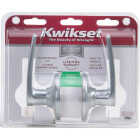 Kwikset Satin Chrome Delta Passage Door Lever Image 2
