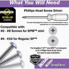 Toggler SnapSkru #8 x 1-1/2 In. 79 Lb. Nylon Self-Drilling Drywall Anchor (20-Count) Image 6