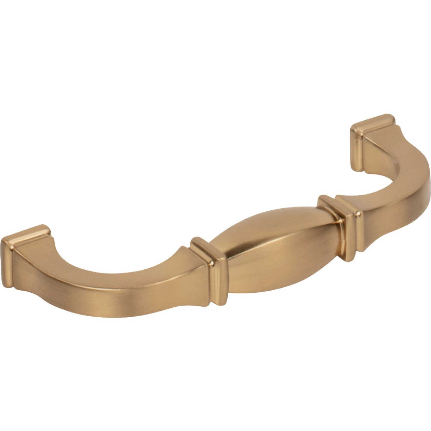 Jeffrey Alexander Audrey 4-1/4 In. Overall Length Satin Bronze Cabinet Pull Image 3