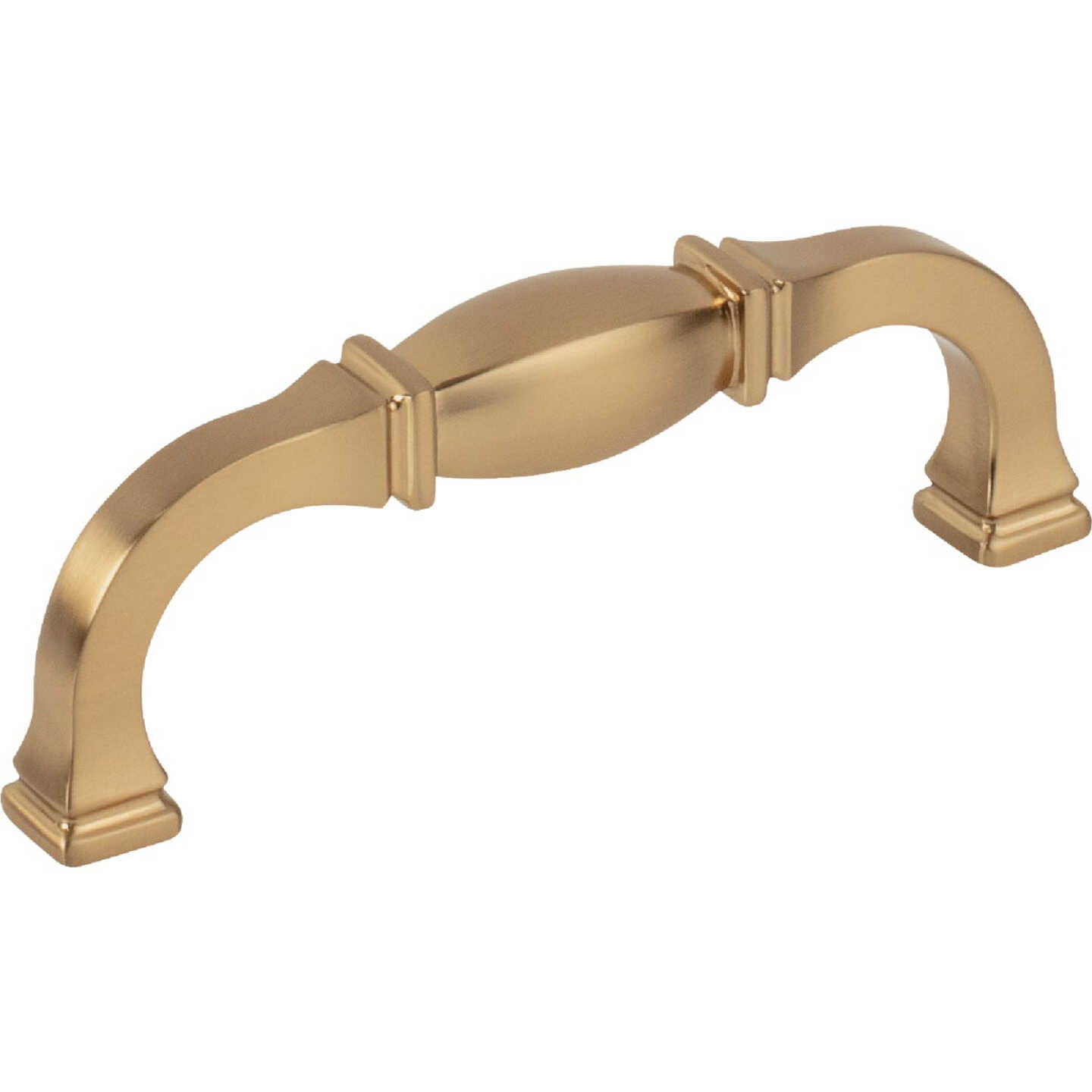 Jeffrey Alexander Audrey 4-1/4 In. Overall Length Satin Bronze Cabinet Pull Image 1