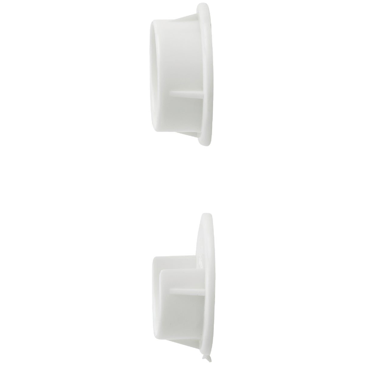National Hardware 1-3/8 In. White Plastic Closet Rod Socket (2-Pack) Image 4