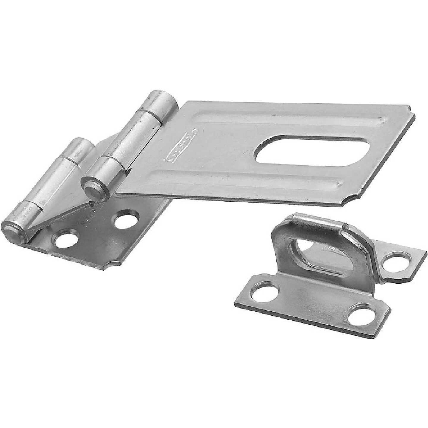 National Hardware 3-1/4 In. Double Hinge Zinc Hasp Image 1