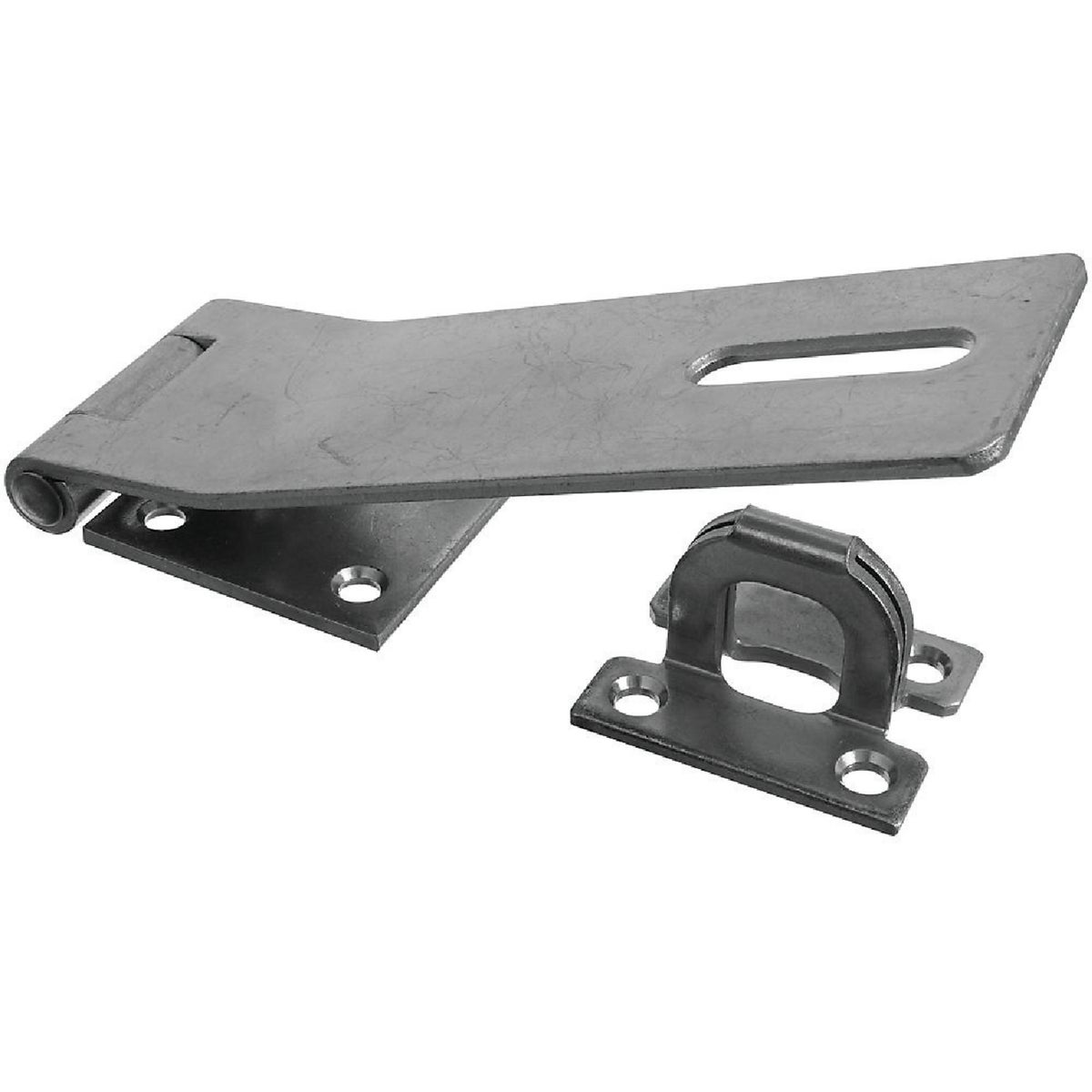 National Hardware 7 In. Zinc Non-Swivel Safety Hasp