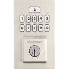 Kwikset Signature Series Contemporary SmartCode Satin Nickel Electronic Deadbolt Image 1