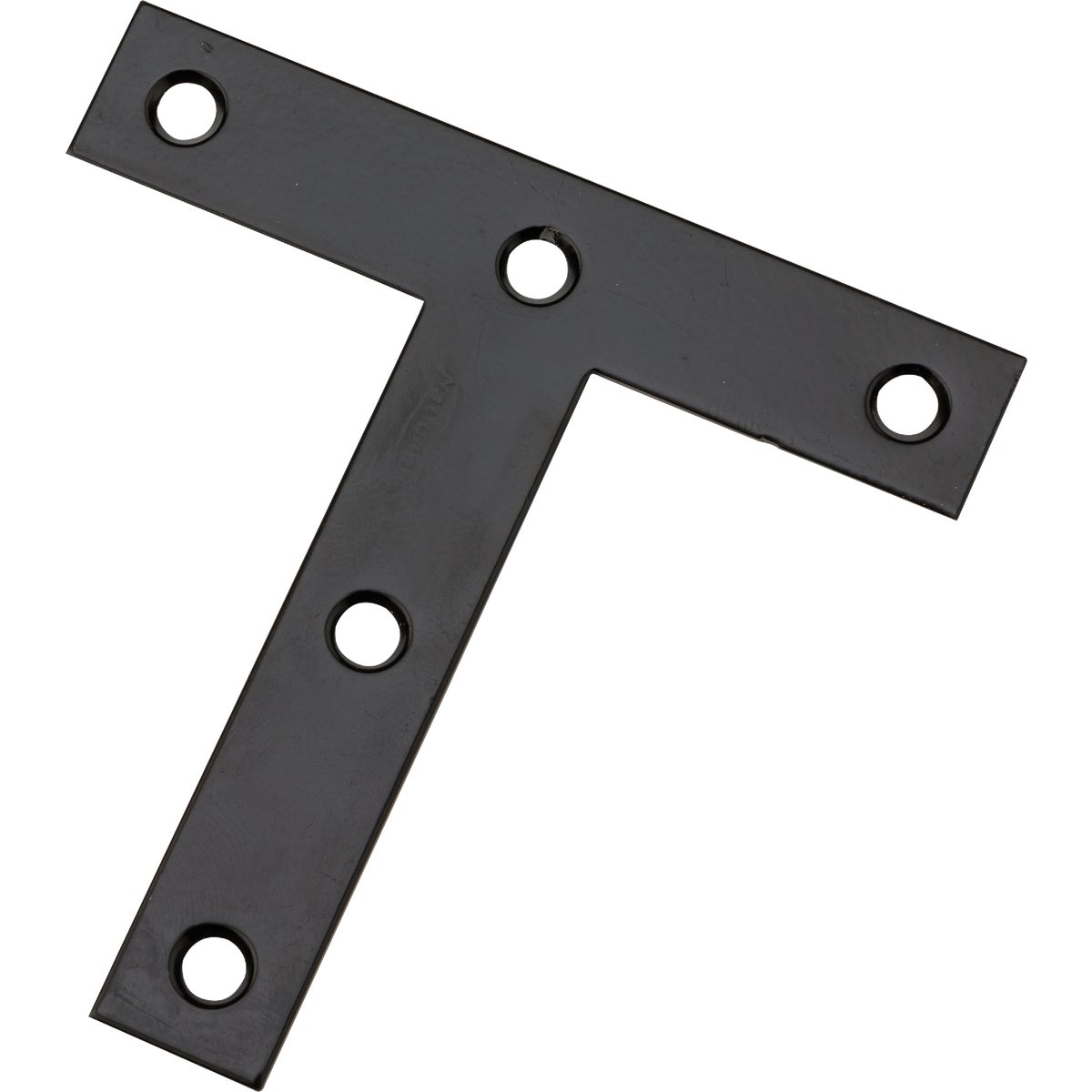 National Hardware 4 In. x 4 In. Black T-Plate