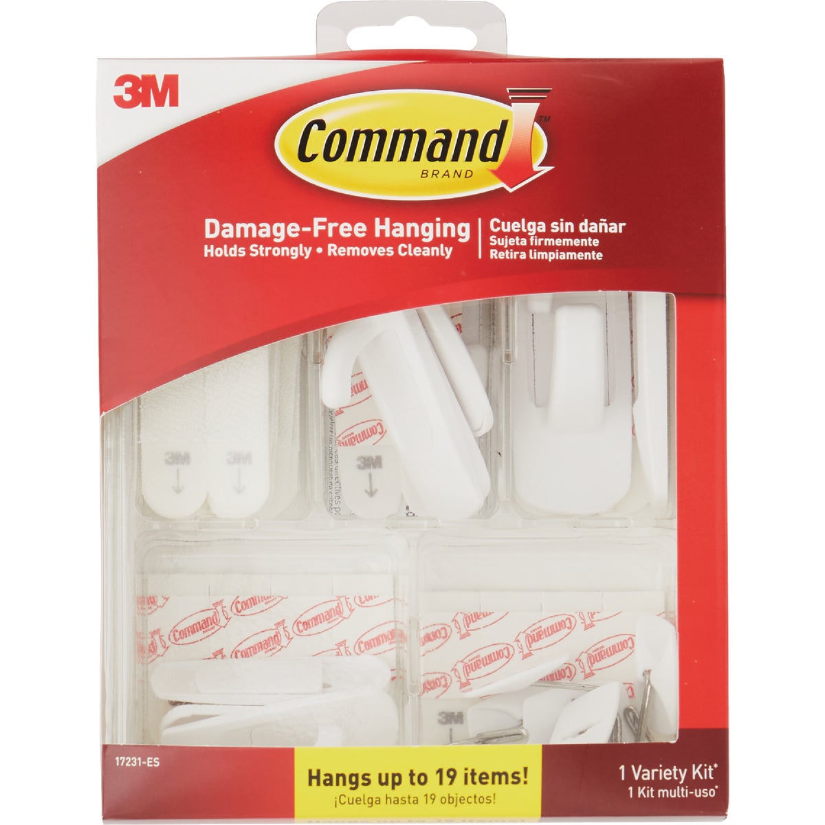 Command General Purpose Strips, Hooks & Wire Hooks Variety Kit, 54-Pack Image 7