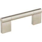Elements Knox 4-1/4 In. Overall Length Satin Nickel Cabinet Bar Pull Image 1