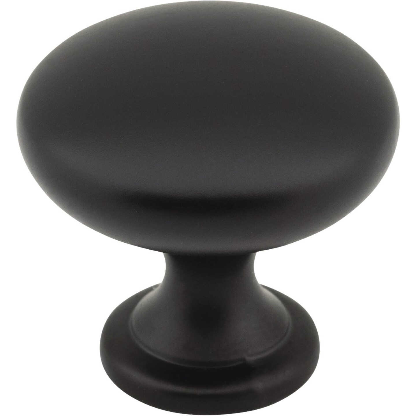 KasaWare 1-3/16 In. Diameter Zinc Diecast Matte Black Cabinet Knob (10-Pack) Image 1