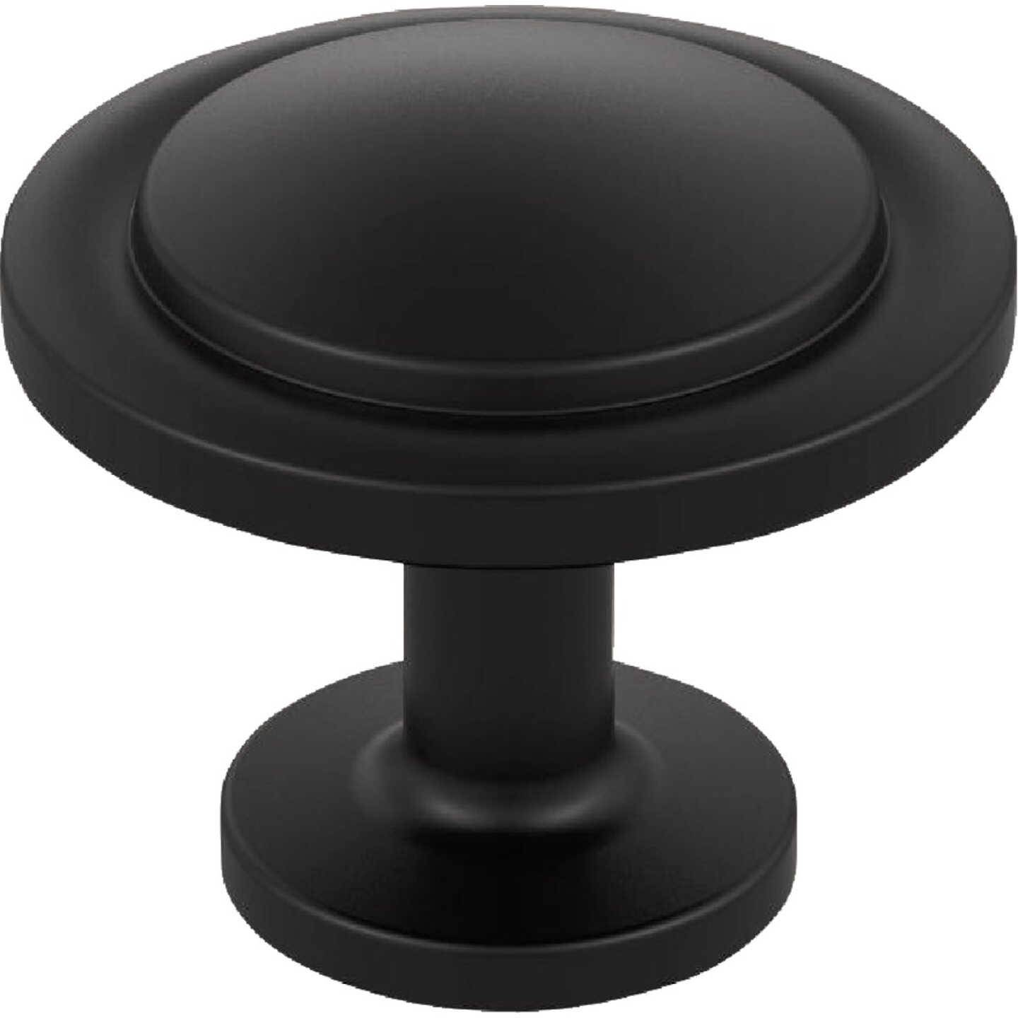 Amerock Loop 1.1875 In. Dia. Round Matte Black Knob Image 1