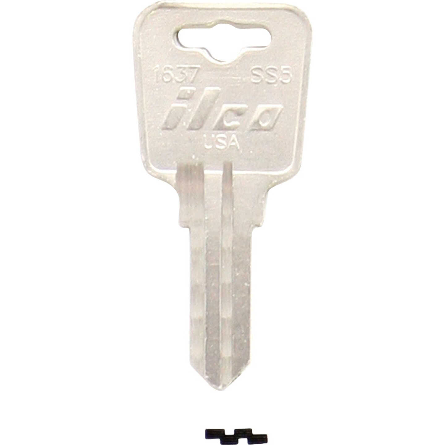 ILCO Sentry Nickel Plated Safe Key SS5 / 1637 (10-Pack) Image 1