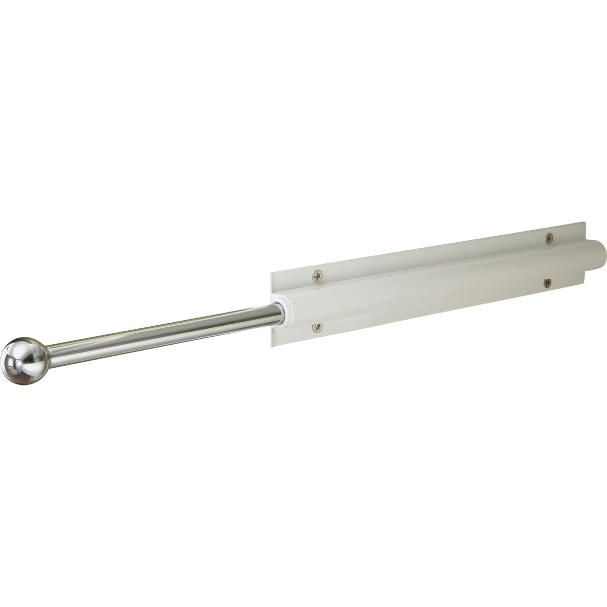 Easy Track 13 In. x 1 In. Sliding Valet Closet Rod, White
