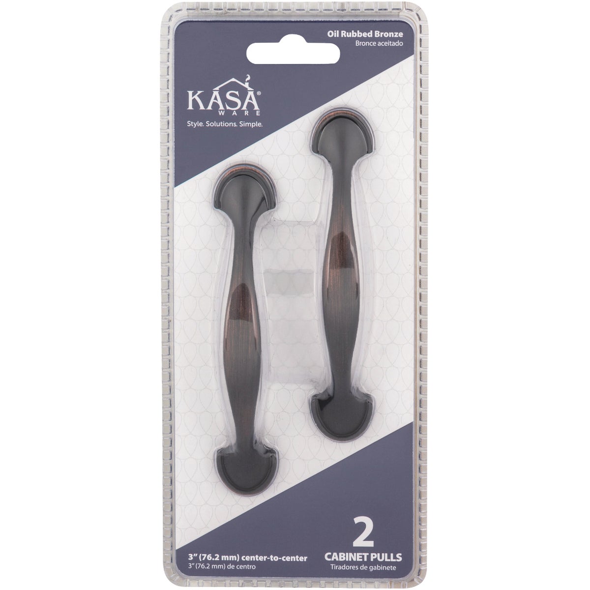 KasaWare 4-5/8 In. Brushed Oil Rubbed Bronze Cabinet Pull (2-Pack) Image 2