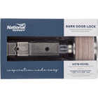 National Hardware Satin Nickel Barn Door Lock Image 3