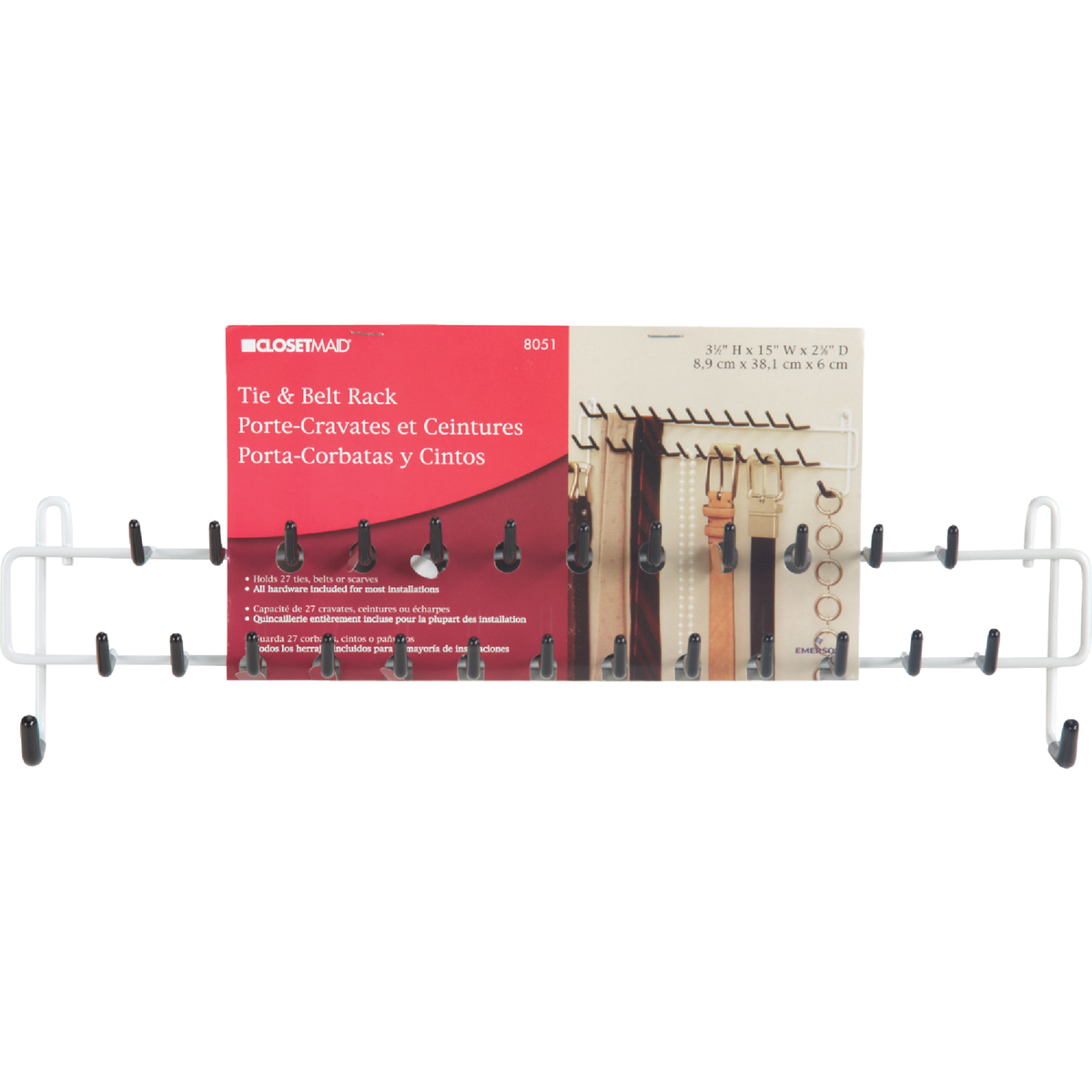 ClosetMaid Tie and Belt Rack