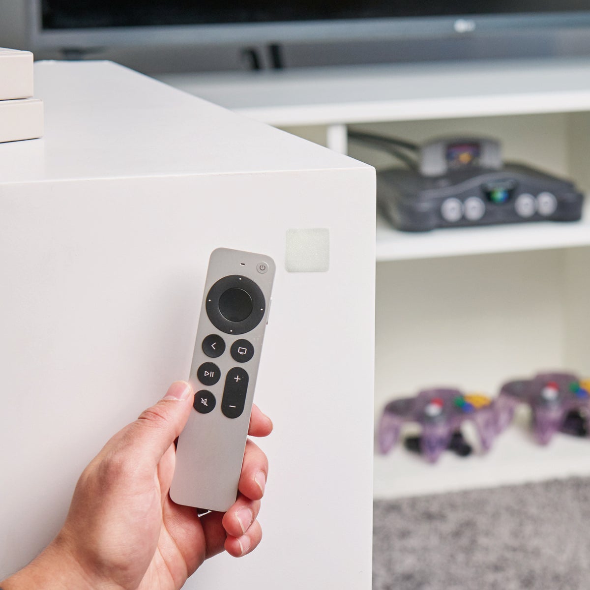 Wrap-It Storage Stick 'Em 1 In. White Hook & Loop Square (24 Ct.) Image 2