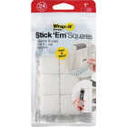 Wrap-It Storage Stick 'Em 1 In. White Hook & Loop Square (24 Ct.) Image 5