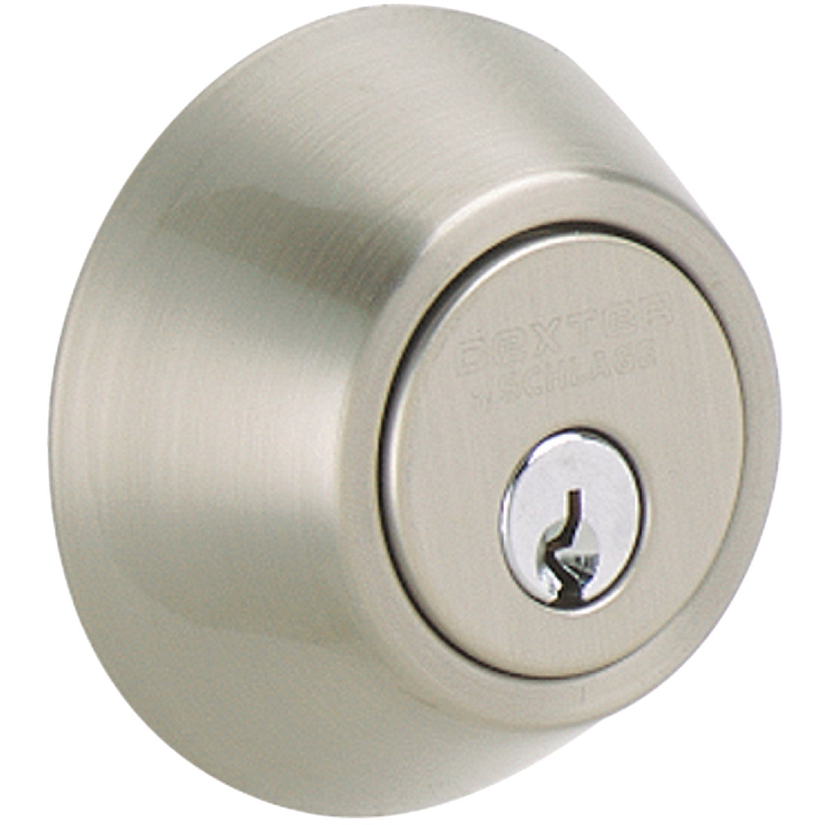 Dexter Satin Nickel Single Cylinder Deadbolt Image 1