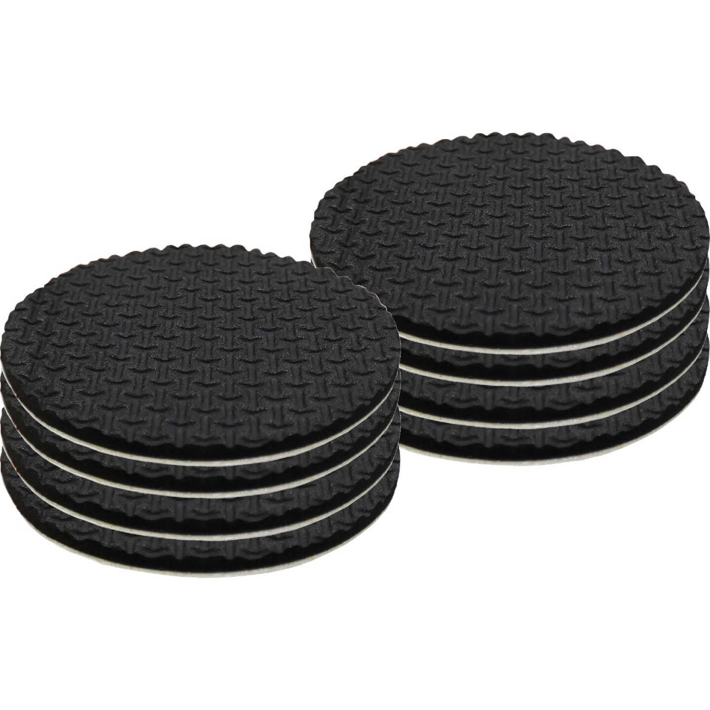 Super Sliders 1-1/2 In. Anti-Skid Round Black Furniture Pad (8-Piece) Image 2