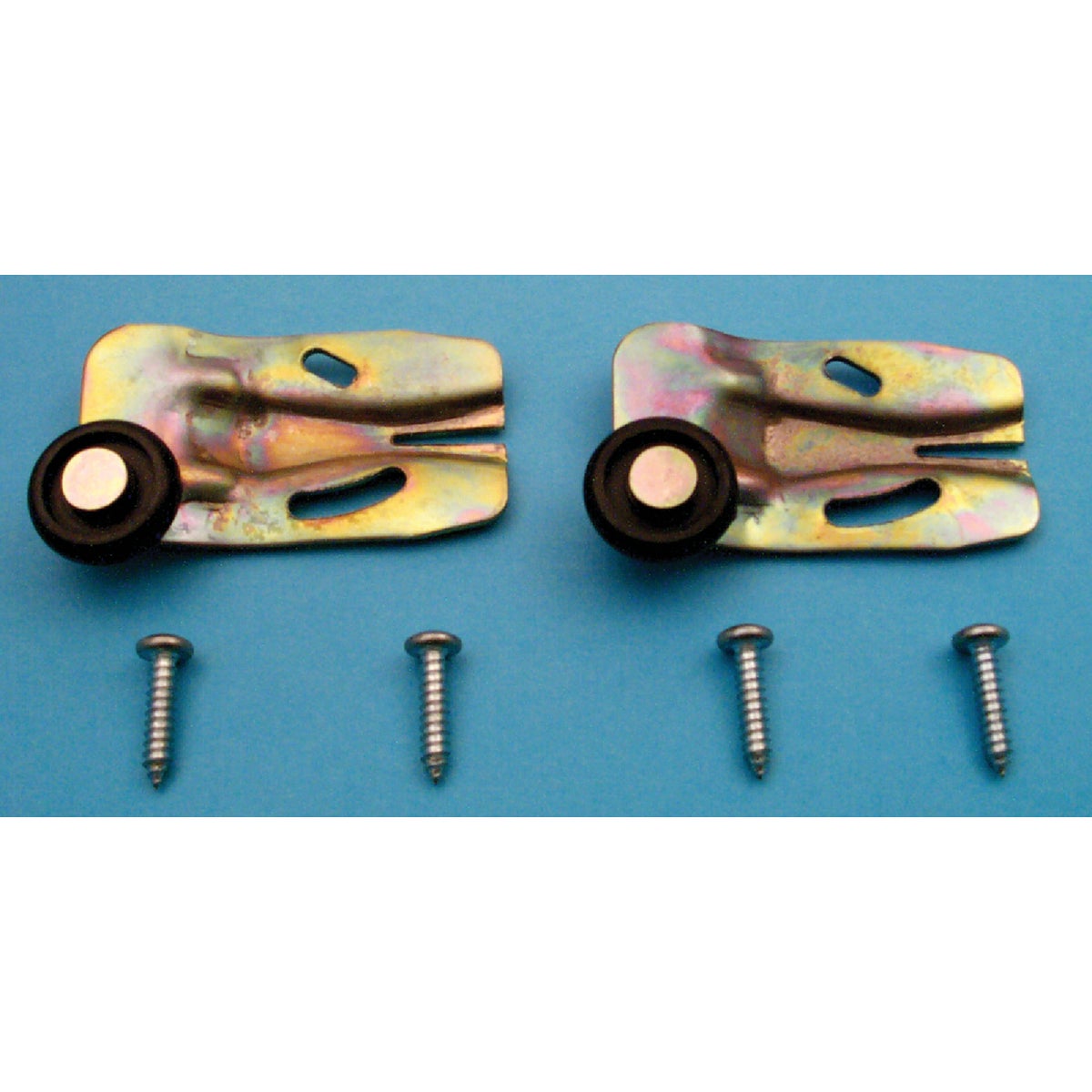 Prime-Line 1/4 In. Offset Adjustable 2-1/4 In. H. Single Wheel Front Bypass Door Roller (2-Count) Image 2