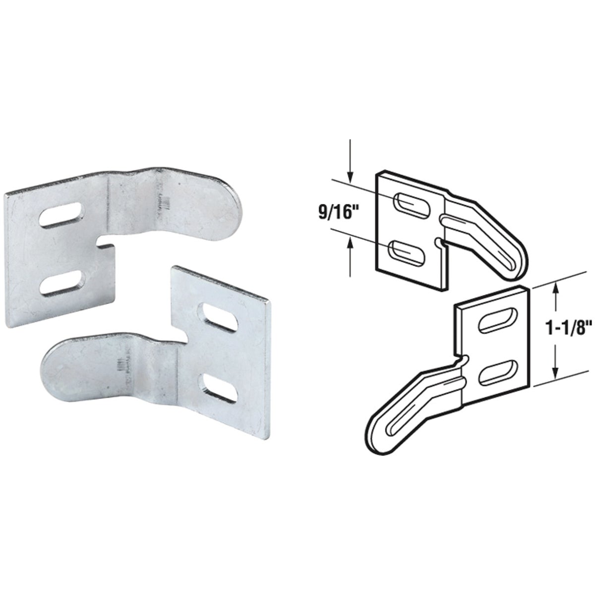 Prime-Line Bi-Fold Door Aligner (2 Count) Image 1