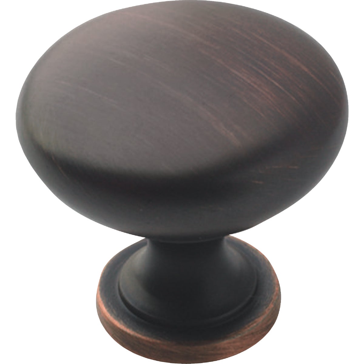 Amerock Edona 1.25 In. Dia. Round Oil Rubbed Bronze Cabinet Knob Image 1