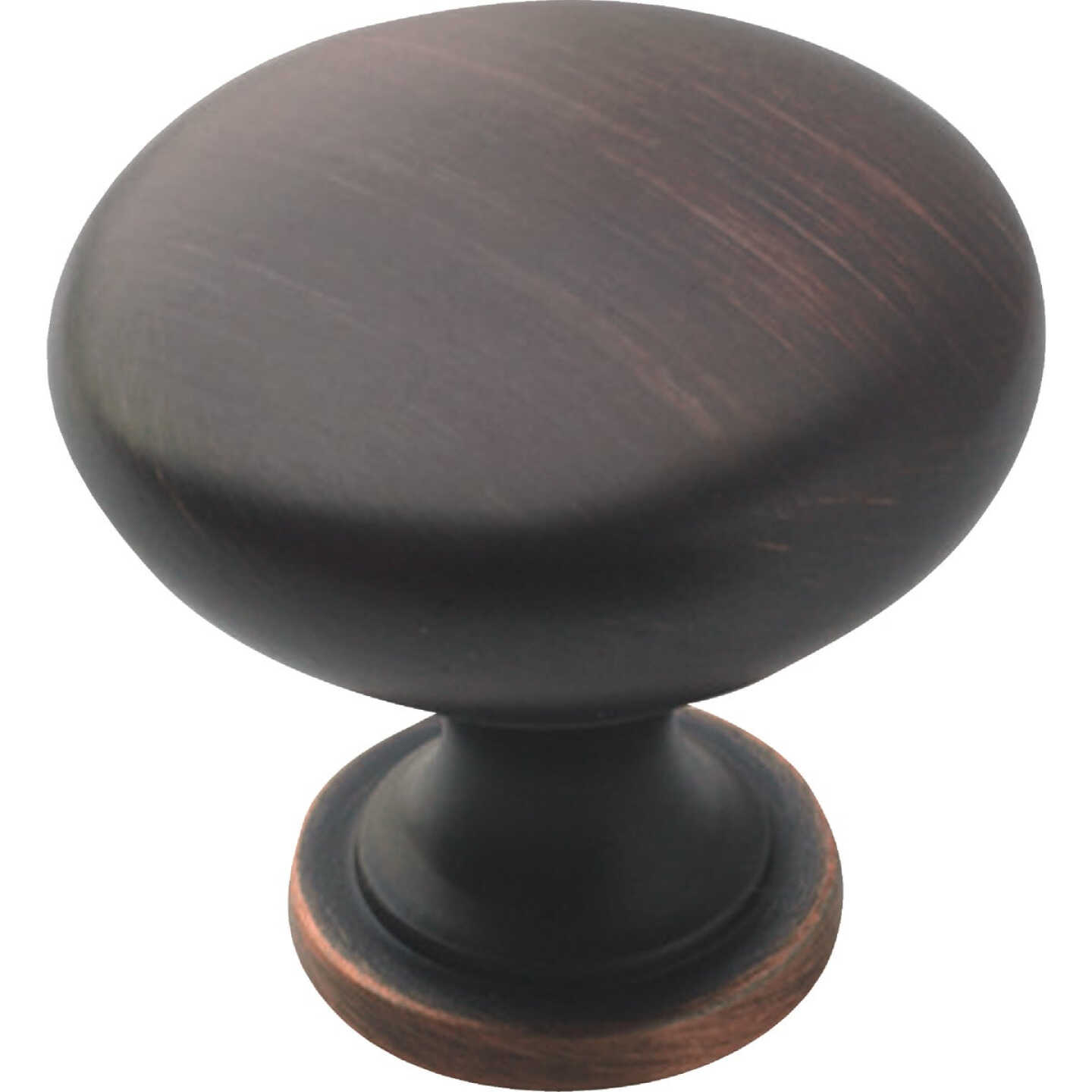 Amerock Edona 1.25 In. Dia. Round Oil Rubbed Bronze Cabinet Knob Image 1