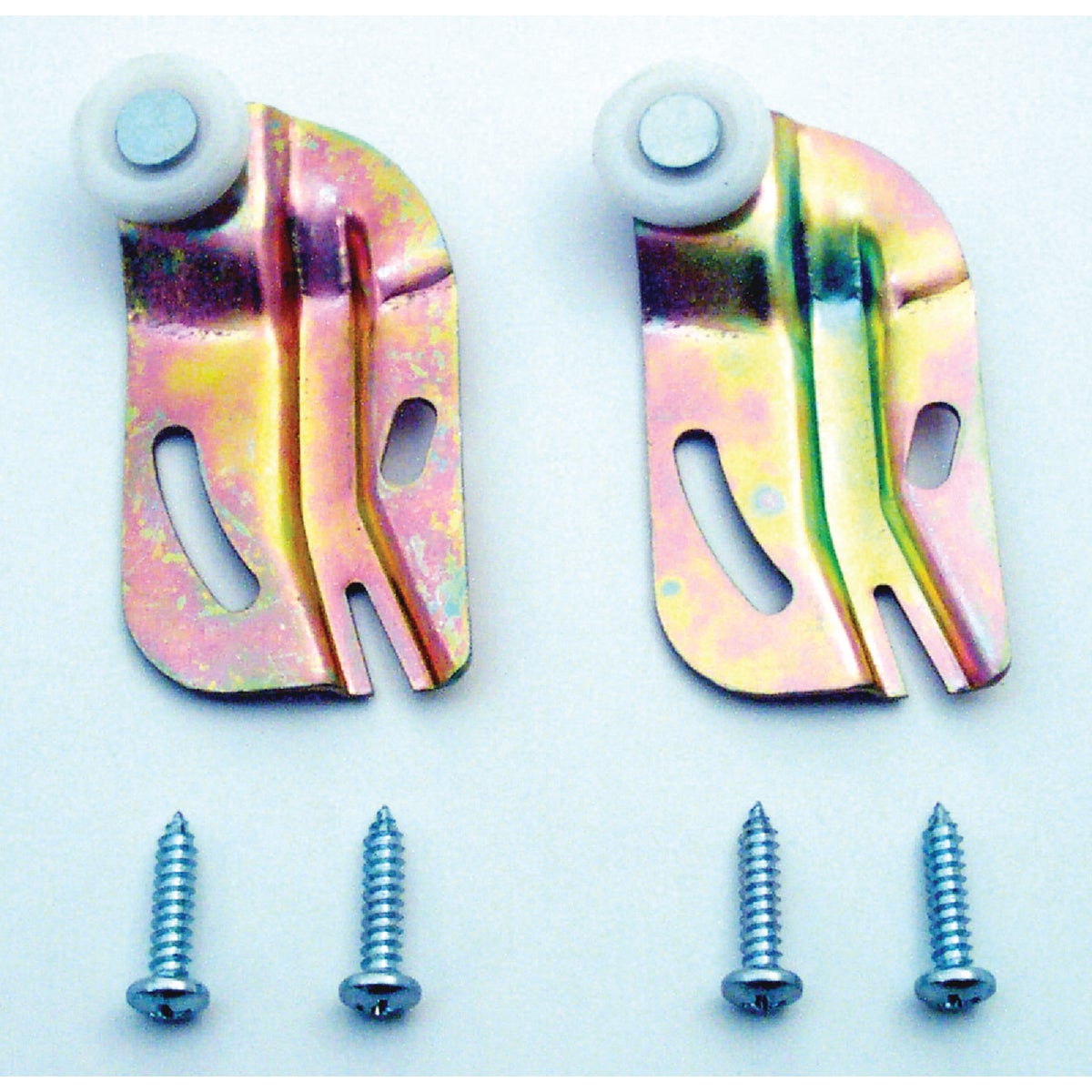 Prime-Line Offset Adjustable 3/4 In. Dia. x 1/2 In. Single Wheel Back Bypass Door Roller (2-Count) Image 2