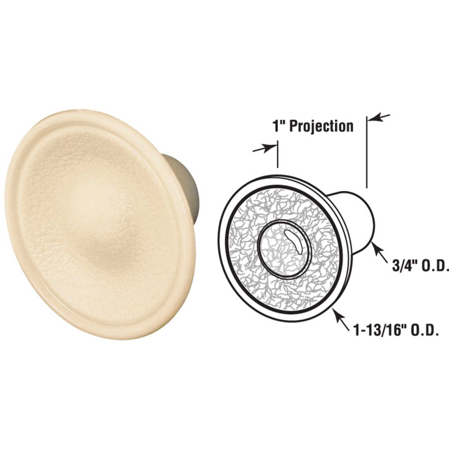 Prime Line Bi-Fold Plastic Door Knob Pull (2 Count) Image 1