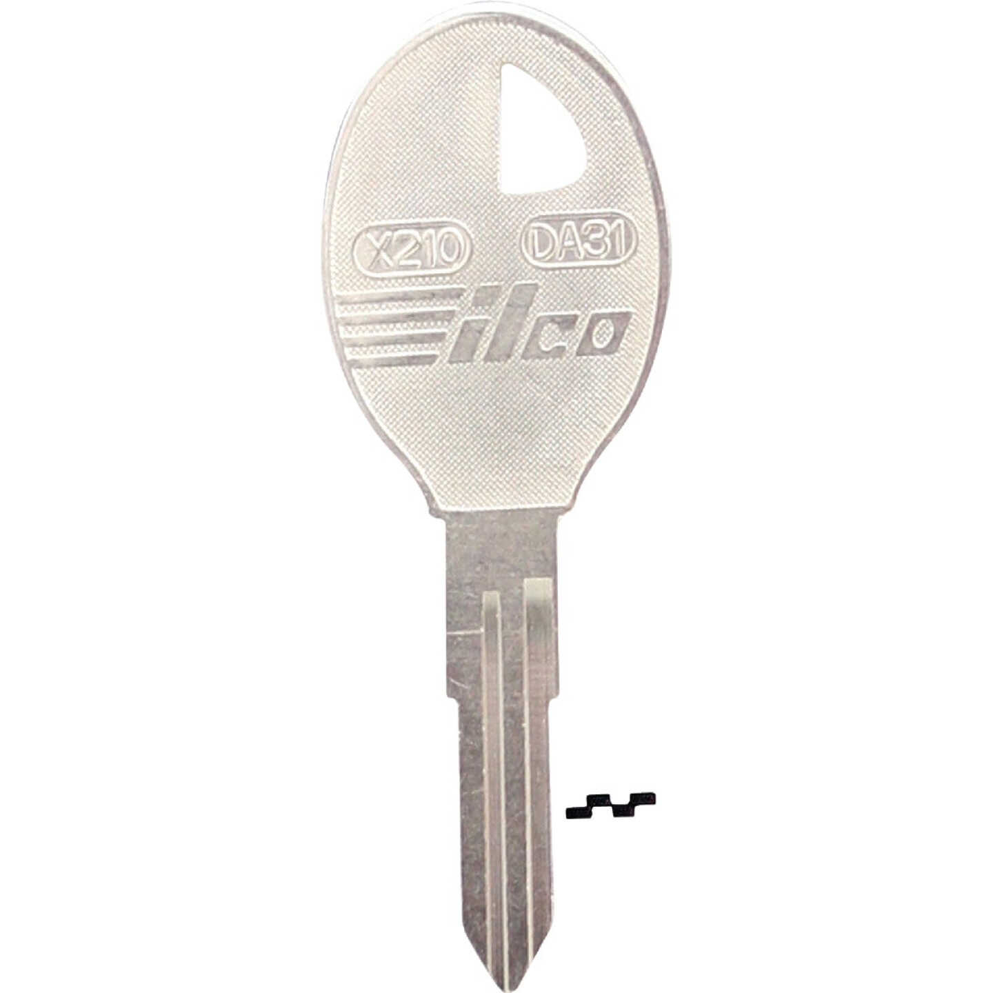 ILCO Nissan Nickel Plated Automotive Key, DA31 / X210 (10-Pack) Image 1