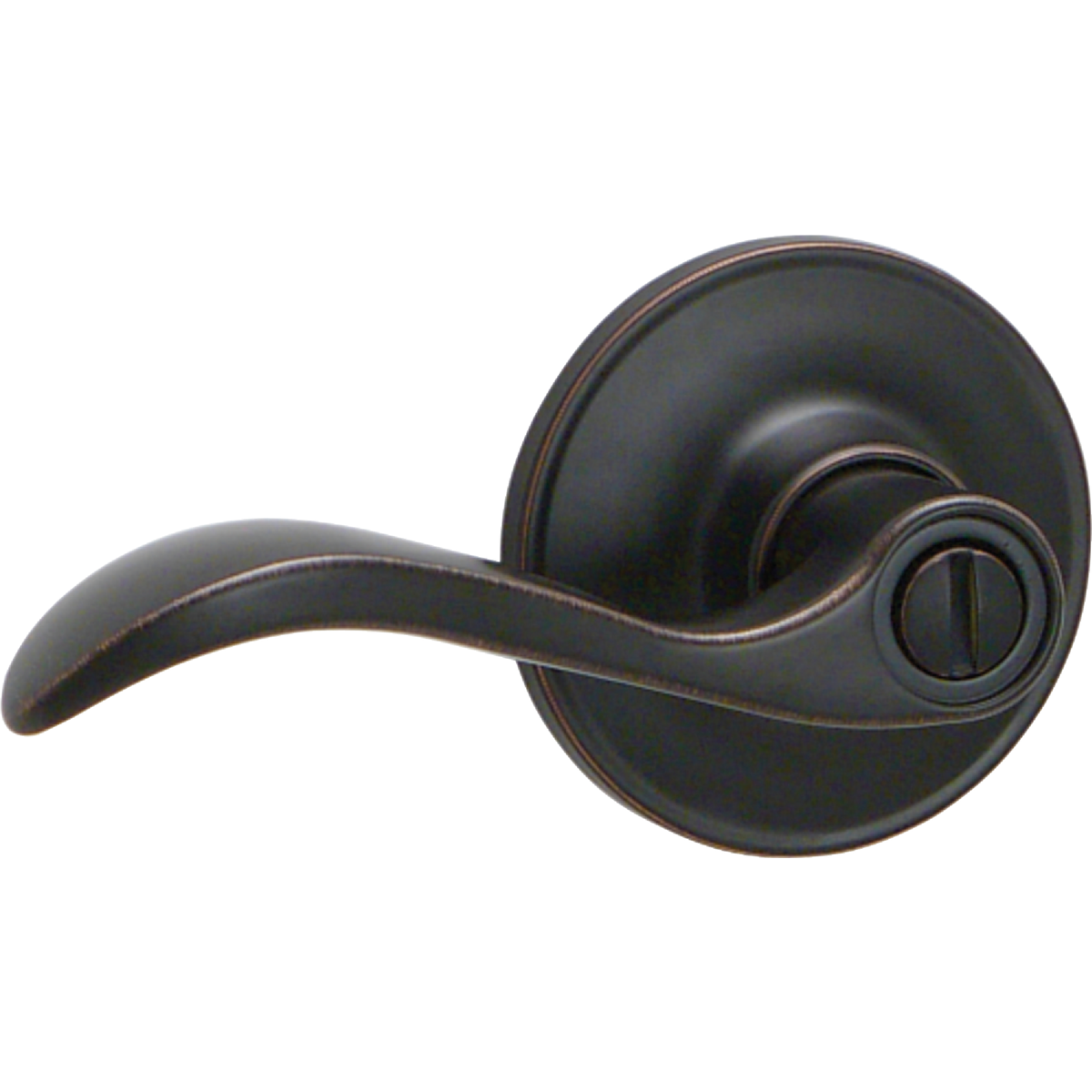 Dexter Seville Aged Bronze Privacy Door Lever Image 1