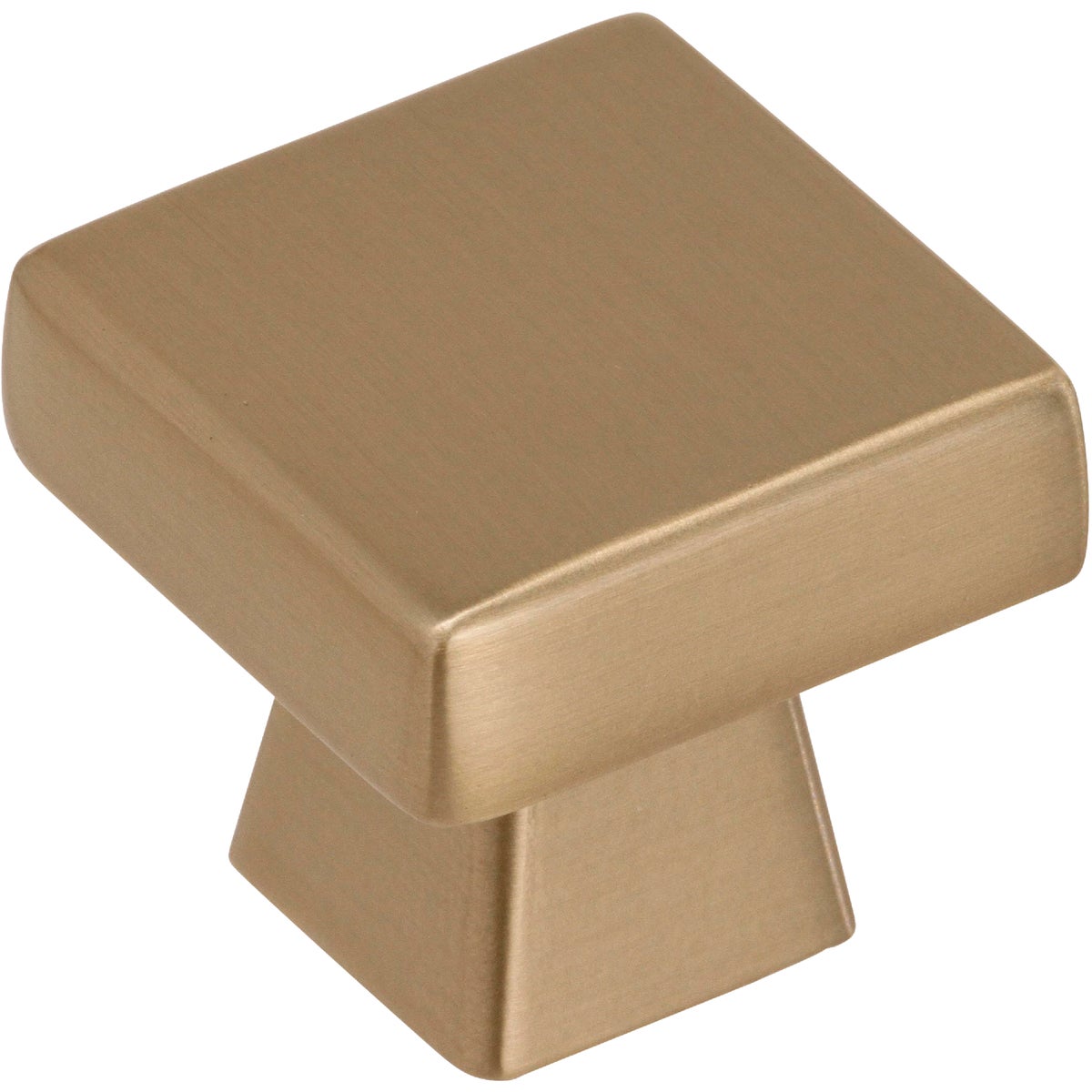 Amerock Blackrock 1.1875 In. Square Golden Champagne Cabinet Knob Image 1