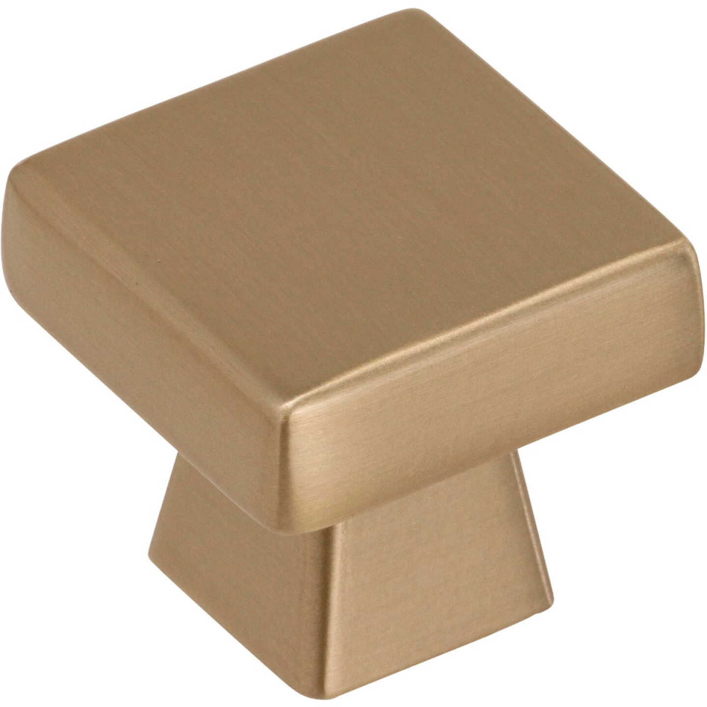 Amerock Blackrock 1.1875 In. Square Golden Champagne Cabinet Knob Image 1