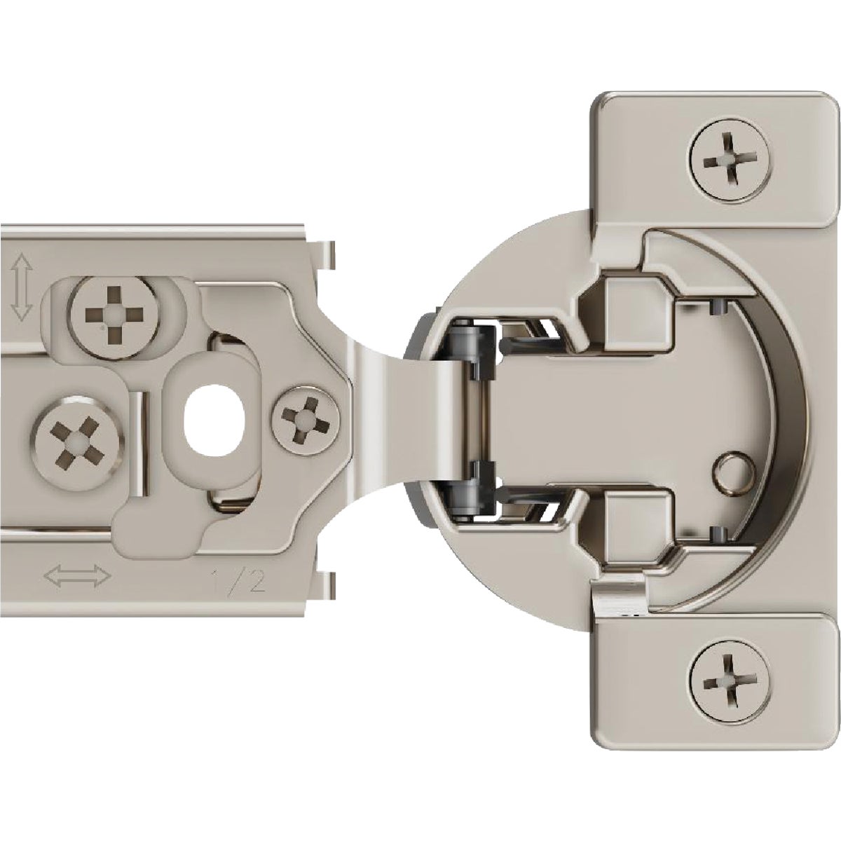 Amerock Matrix Nickel 1/2 In. European Concealed Hinge, (2-Pack) Image 1