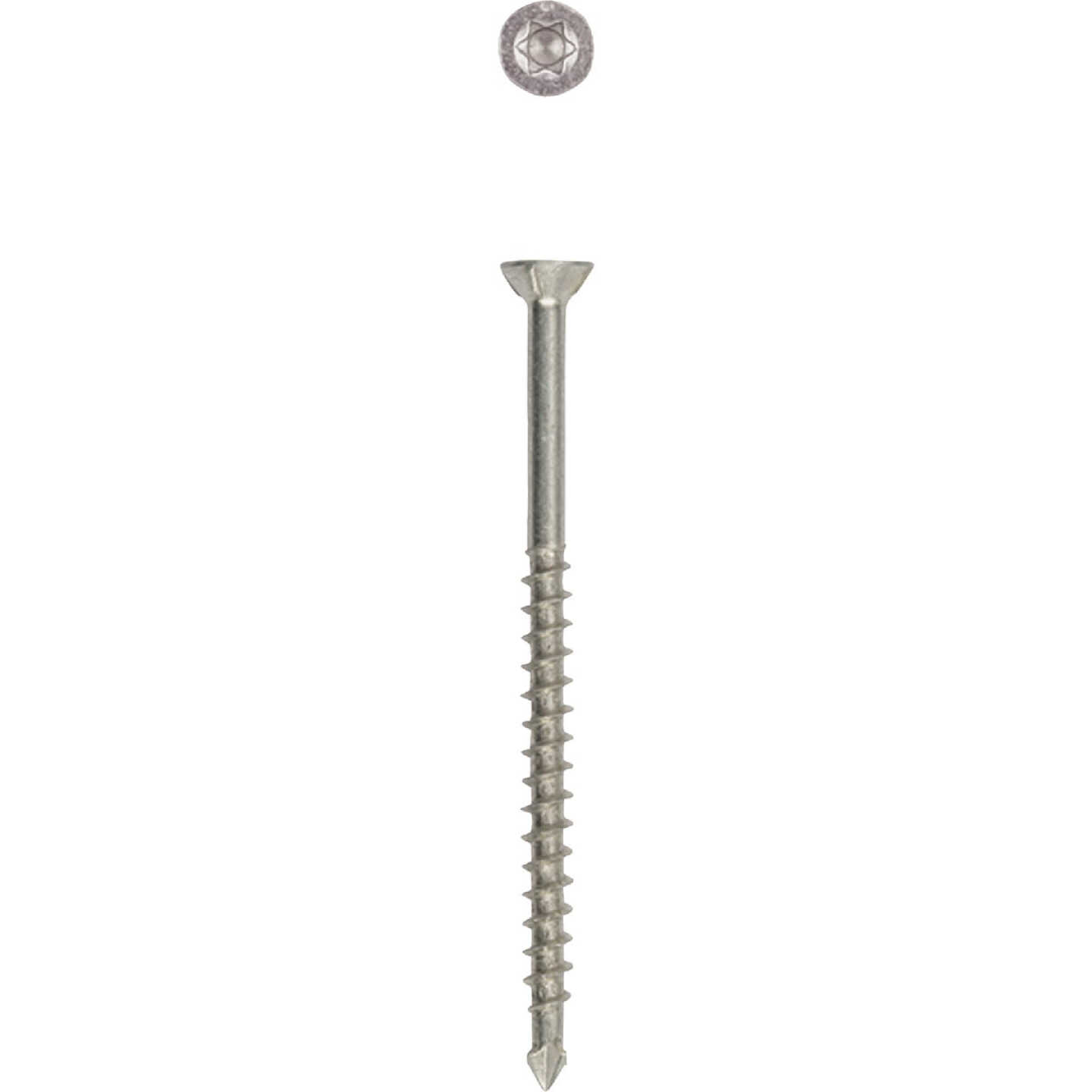 SPAX #8 x 2-1/2 In. T20 Plus Trim Head Zinc (Interior) MDF Cabinet Screw (154 Ct.) Image 1
