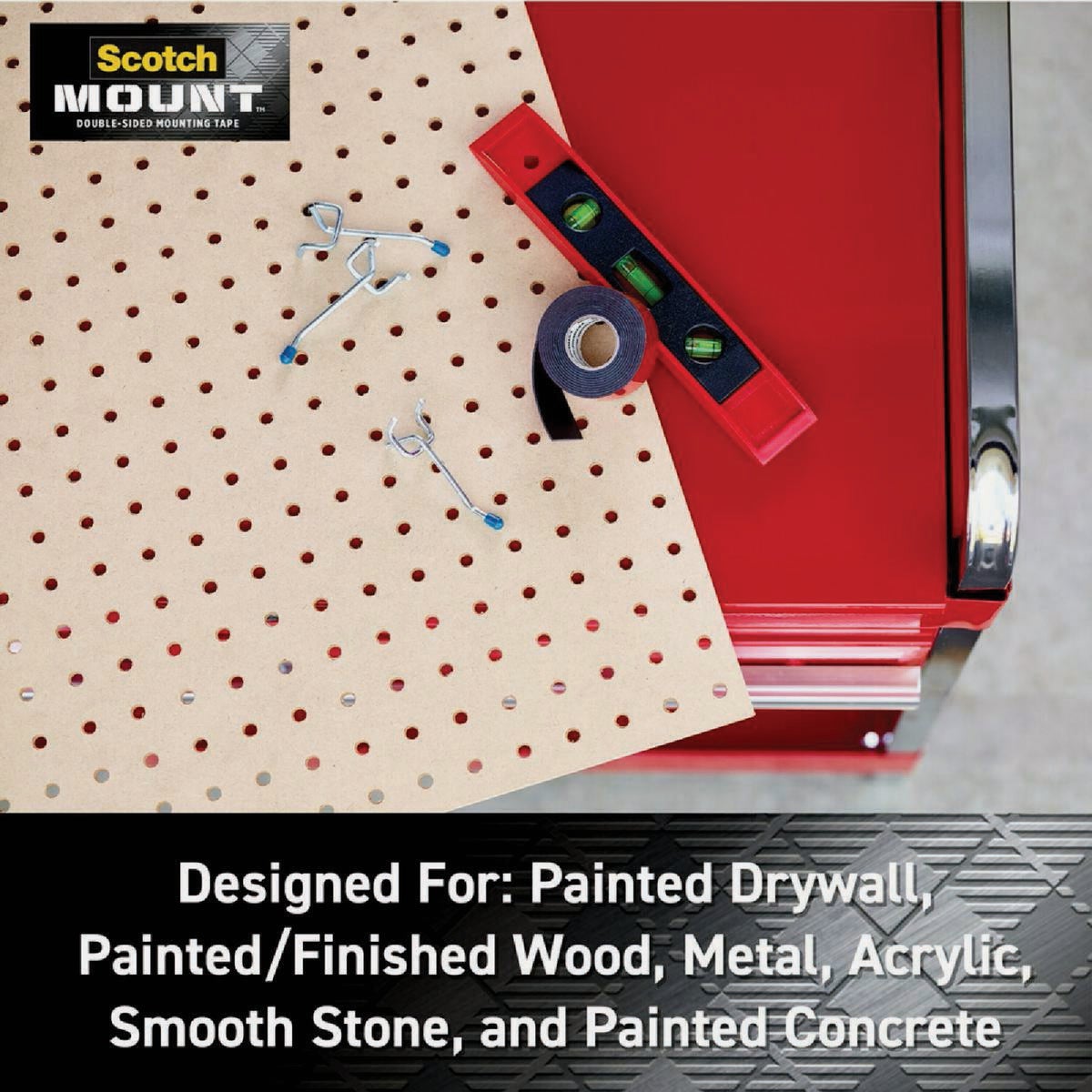 Scotch Mount 1 In. x 125 In. Extreme Double-Sided Mounting Tape Image 3