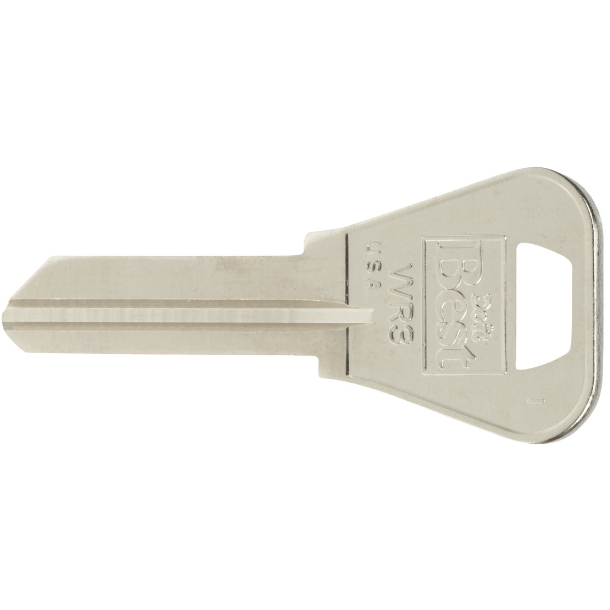 Do it Best Weiser Nickel Plated House Key, WR3 / 1054WB (10-Pack) Image 2
