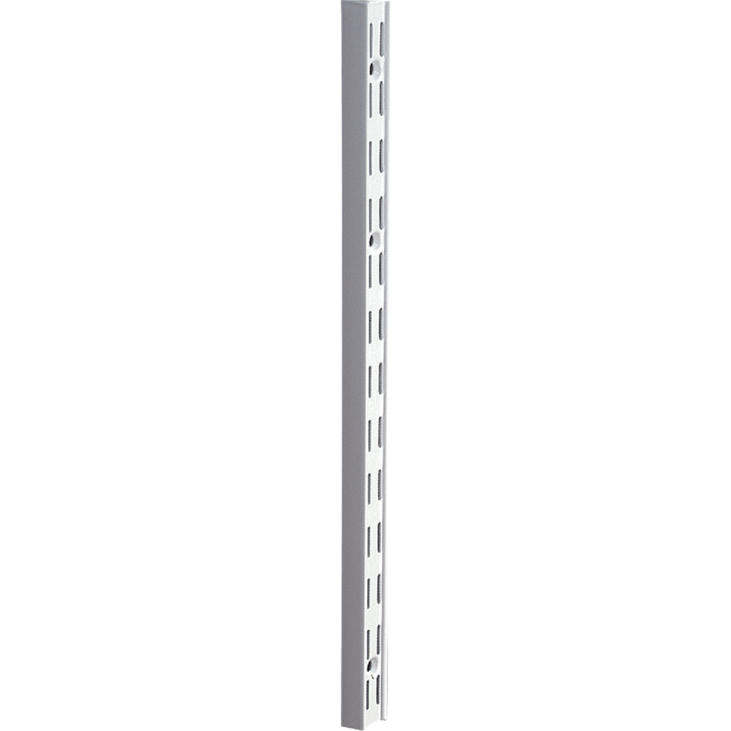 Knape & Vogt 82 Series 16-1/2 In. White Steel Heavy-Duty Double-Slot Shelf Standard Image 1