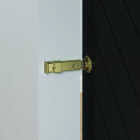 National Hardware Brushed Gold Barn Door Lock Image 2