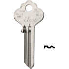 ILCO Nickel Plated File Cabinet Key IN33 / 1054MT (10-Pack) Image 1