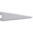 Knape & Vogt 182 Series 10-1/2 In. White Steel Heavy-Duty Double-Slot Shelf Bracket Image 1