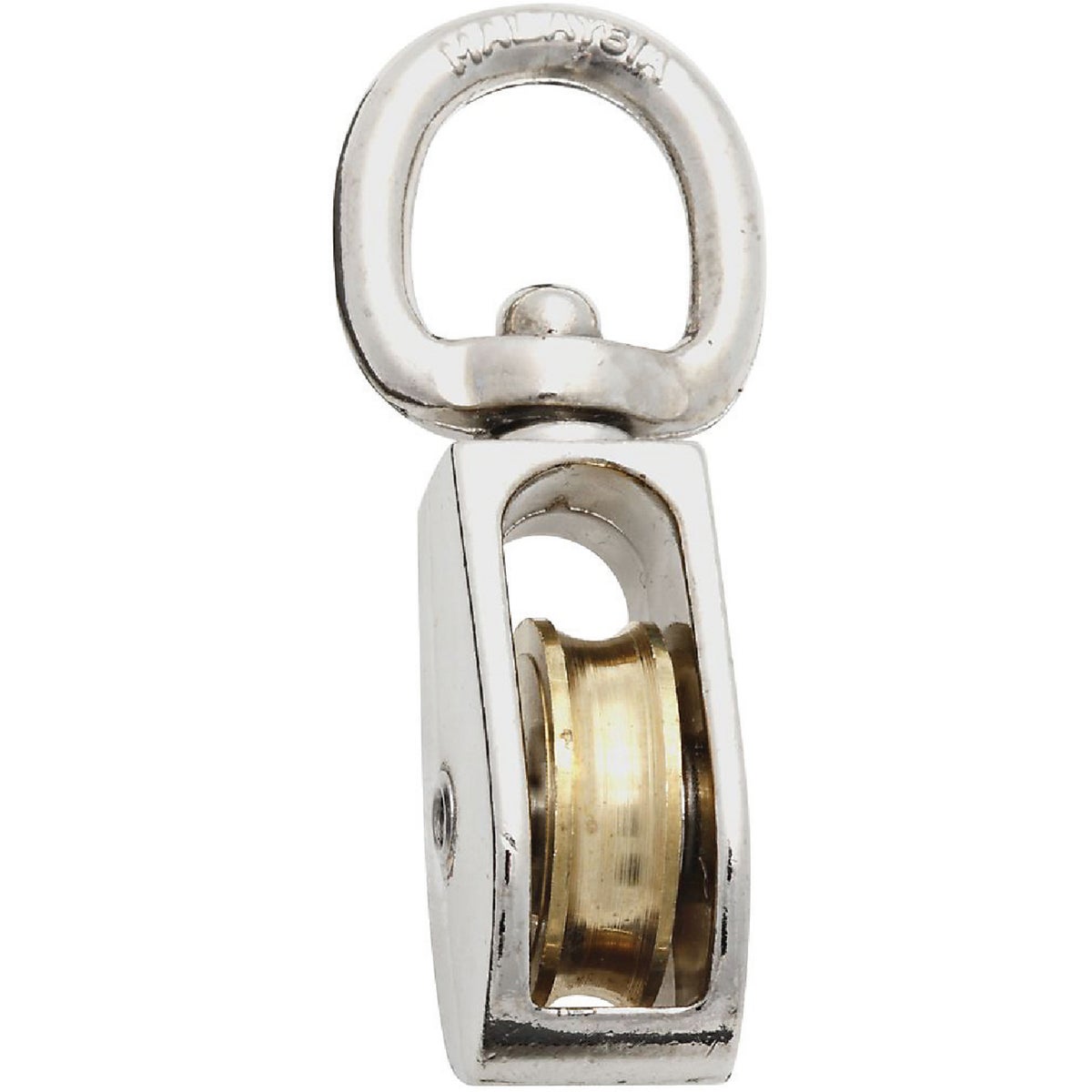 National Hardware 1 In. O.D. Single Swivel Eye No-Rust Rope Pulley