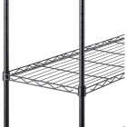 Muscle Rack 24 In. x 14 In. x 30 In. 3-Tier Black Wire Shelving Unit Image 7