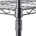 Muscle Rack 24 In. x 14 In. x 30 In. 3-Tier Black Wire Shelving Unit Image 6