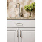 Jeffrey Alexander Milan 4-1/4 In. Overall Length Satin Nickel Cabinet Pull Image 2