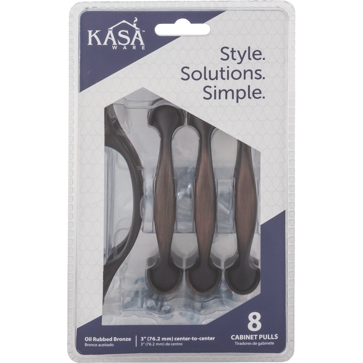 KasaWare 4-5/8 In. Brushed Oil Rubbed Bronze Cabinet Pull (8-Pack) Image 2