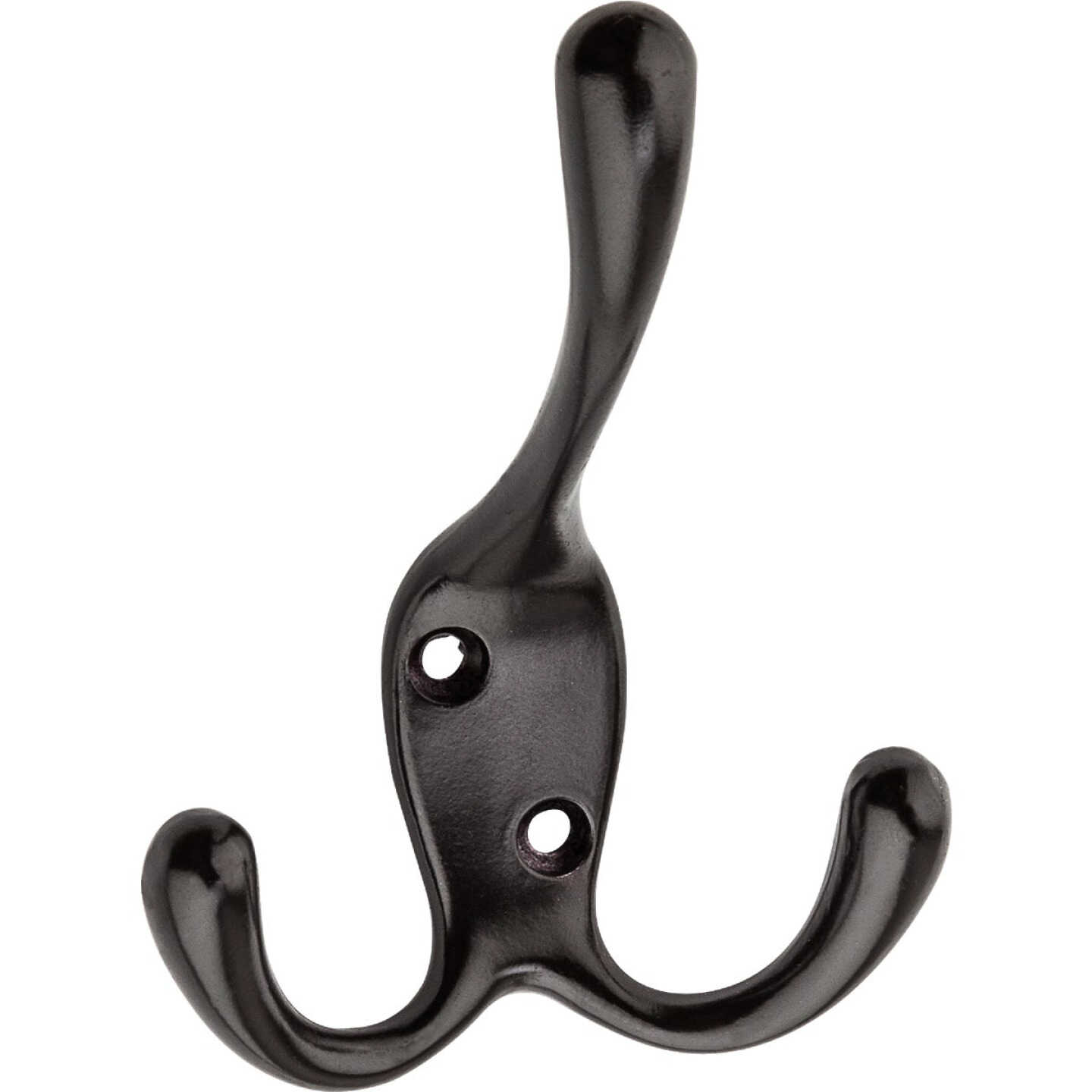 National Hardware Oil Rubbed Bronze Triple Robe Hook Image 1