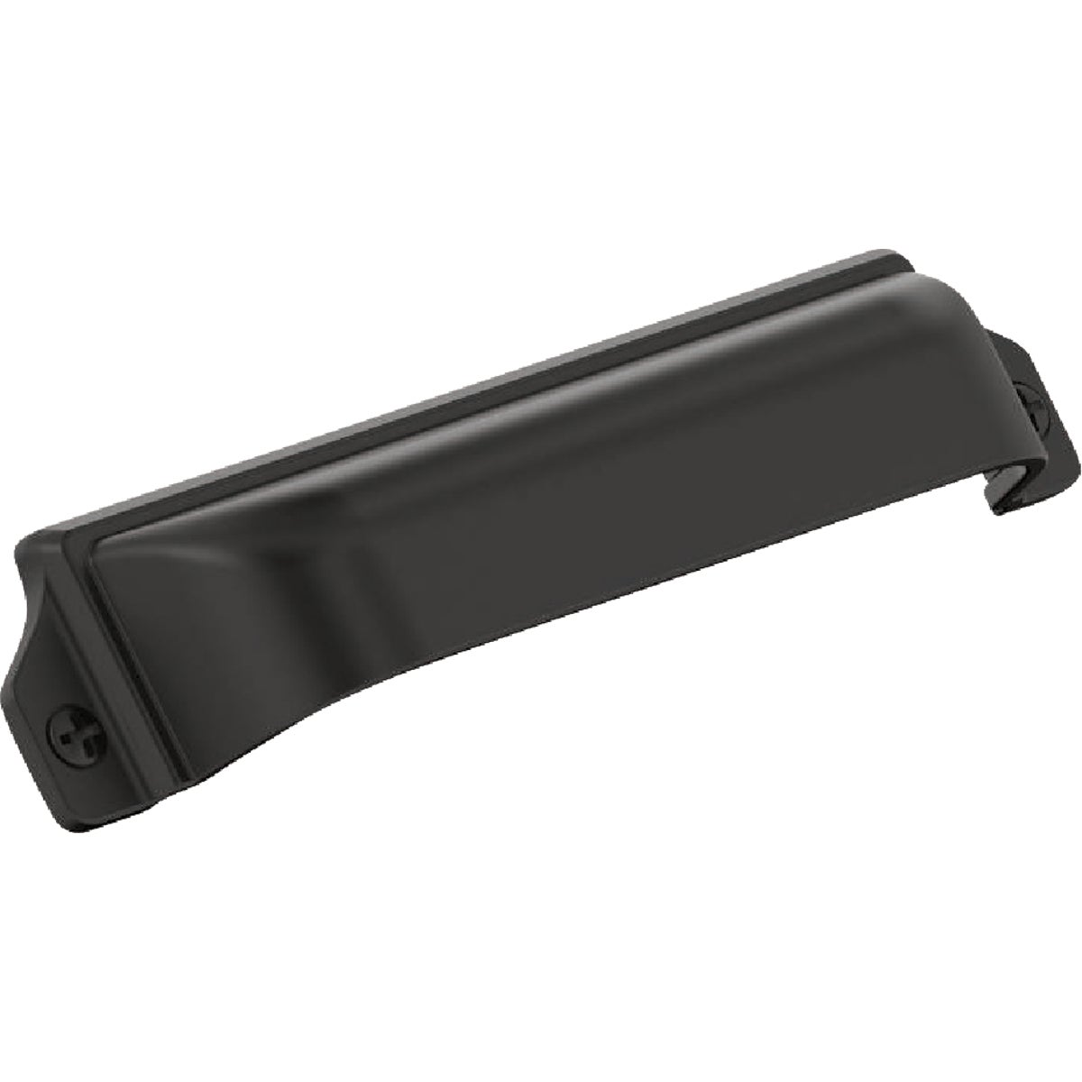 Amerock Everyday Basics Haven 3 In. or 3.75 In. Matte Black Cup Pull