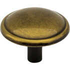 Elements Kingsport 1-1/4 In. Diameter Brushed Antique Brass Mushroom Knob Image 1