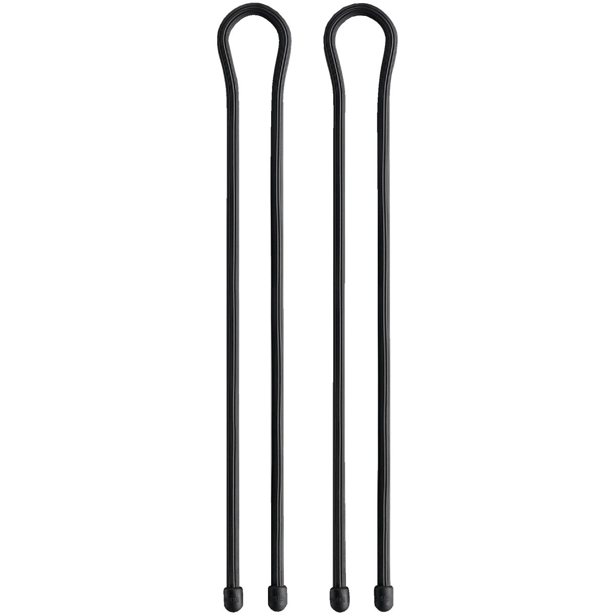 Gear Tie 24 In. Reusable Rubber Twist Tie - Black (2-Pack) Image 3