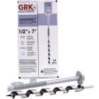 GRK AugerBolt 1/2 In. x 7 In. Galvanized Hex Through Bolt (24-Count) Image 3